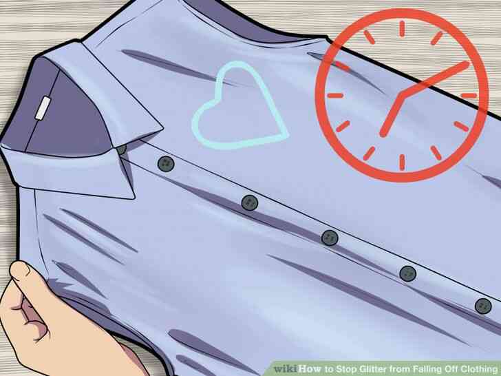 Image intitulé Stop Paillettes de Tomber Hors de Vêtements de l